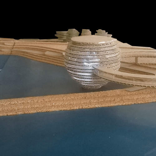 Werkmaquette Westerschelde-Experience