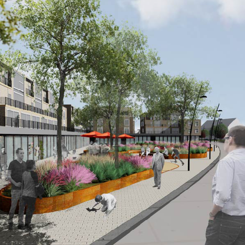 Sfeerimpressie nieuw Raadhuisplein