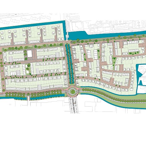 Themakaart van De Laantjes en De Straatjes