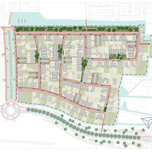 Plankaart De Straatjes