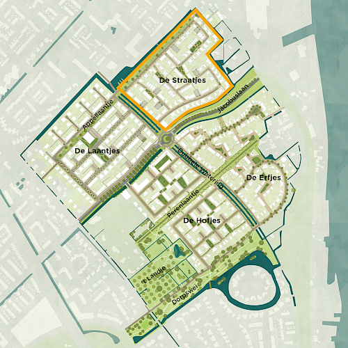 Overzicht van de vier dorpjes