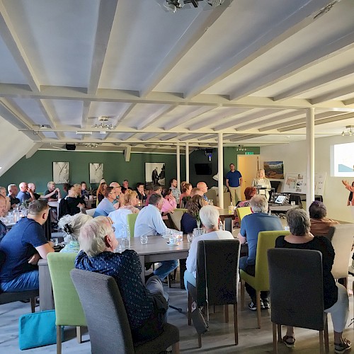 De presentatie van het meerjarenplan